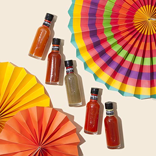 Thoughtfully Gifts, Hot Sauces To Go: Global Edition Gift Set, I