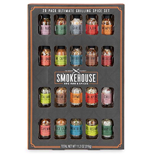 Thoughtfully Gifts, Smokehouse Ultimate Grilling Spice Set, Gril