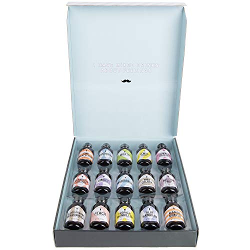 Thoughtfully Gifts, Social Club Cocktail Mixers Gift Set, Premiu
