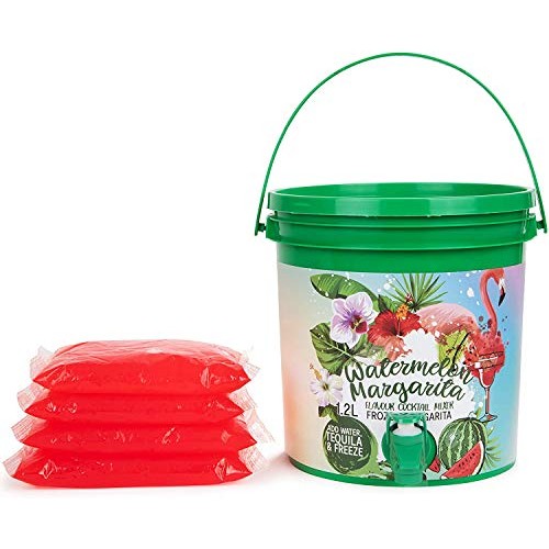 Thoughtfully Gifts, Watermelon Margarita Cocktail Bucket, Includ