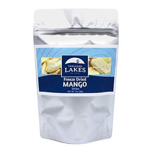 Thousand Lakes Freeze Dried Fruits And Vegetables - Mango 1 Ounc
