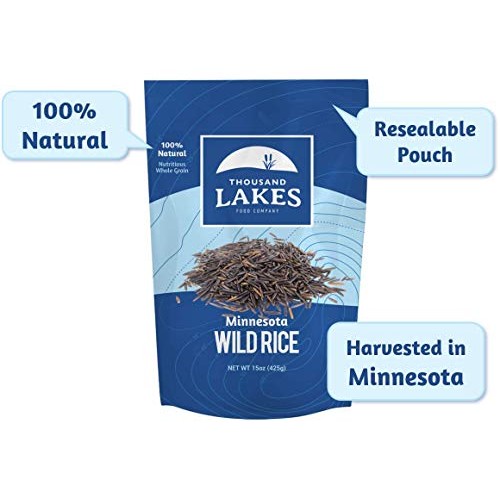 Thousand Lakes Minnesota Grown Wild Rice - 3-Pack 15 Ounces 45