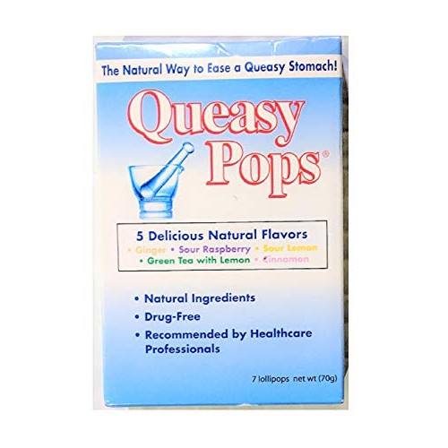 Three Lollies - Queasy Pops - Assorted - 7 Lollipops Pack, Drug