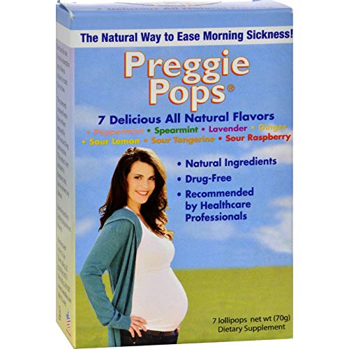 Three Lollies Preggie Pops Peppermint, Spearmint, Lavender, Ging