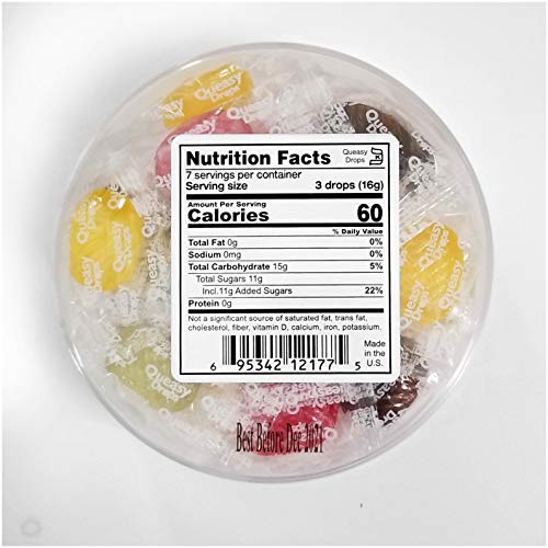 Three Lollies Queasy Drops | Assorted For Nausea Relief |Green T