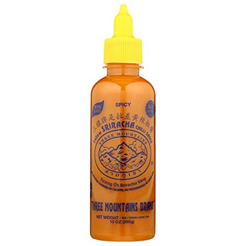 Three Mountains Brand Yellow Sriracha Chilli Sauce, 10 Oz