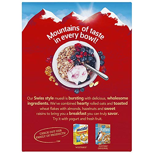 Alpen Original Muesli, Swiss Style Muesli Cereal, Whole Grain, N...