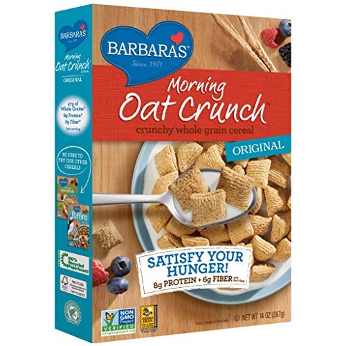 Barbaras Morning Oat Crunch Original Cereal, Heart Healthy, Non