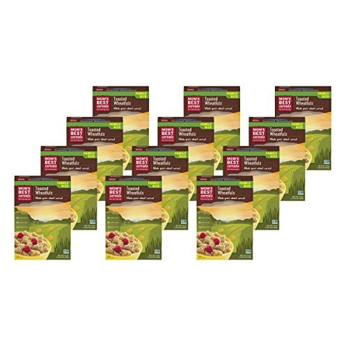 Moms Best Toasted Wheatfuls Cereal, Whole Grain, Heart Healthy,