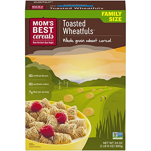 Moms Best Toasted Wheatfuls Cereal, Whole Grain, Heart Healthy,