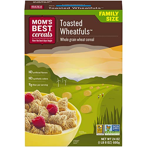 Moms Best Toasted Wheatfuls Cereal, Whole Grain, Heart Healthy,