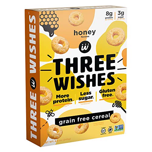 Three Wishes, Cereal Grain Free Honey, 8.6 Ounce