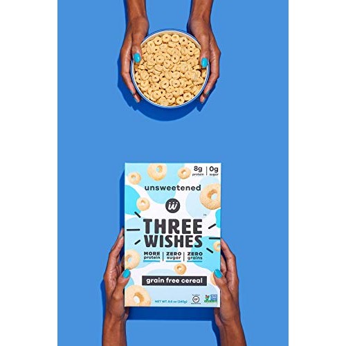 Three Wishes Cereal - Breakfast Cereal - High Protein - Sugar Fr