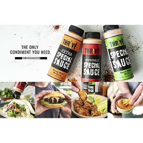 Thrive Sauce Multi-Purpose Dairy-Free Hot Sauce - Smokey Hot -