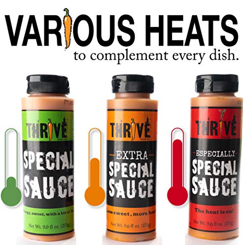 Thrive Sauce Multi-Purpose Dairy-Free Hot Sauce - Smokey Hot -
