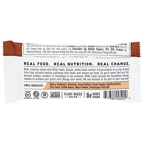 THUNDERBIRD ENERGETICA Hazelnut Coffee Maca Bar, 1.7 OZ