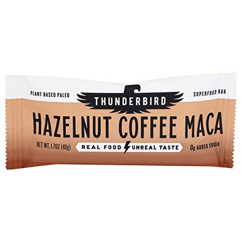 THUNDERBIRD ENERGETICA Hazelnut Coffee Maca Bar, 1.7 OZ