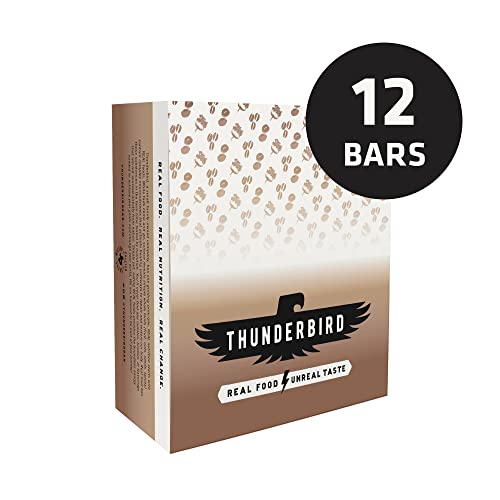 Thunderbird Real Food Energy Bars, Bar Hazelnut Coffee Maca, 1.7...
