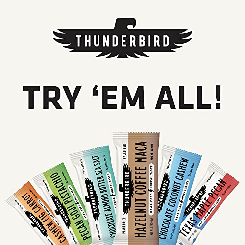Thunderbird Real Food Energy Bars, Bar Hazelnut Coffee Maca, 1.7...