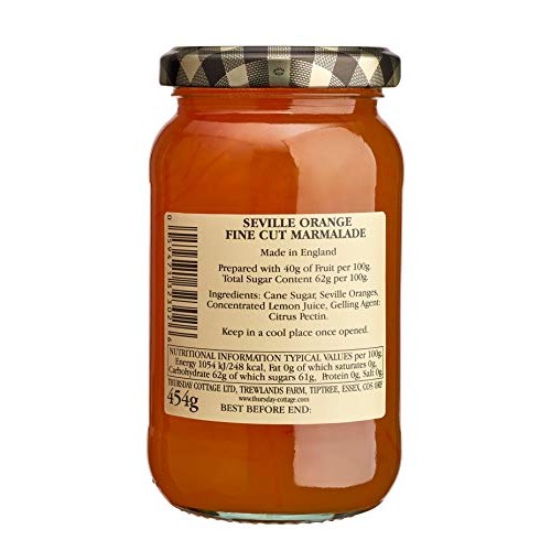 Thursday Cottage - Seville Orange Marmalade Fine Cut - 454G
