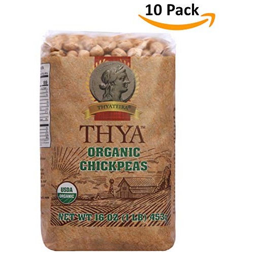 Thya Organic Chickpeas | Organic Garbanzo Beans, 10 Lbs 10 X 1