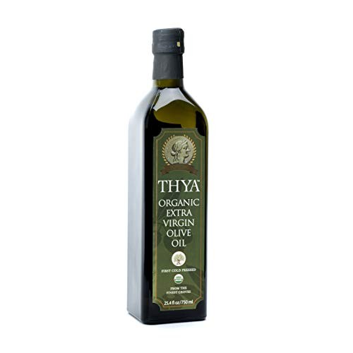 Usda Organic Extra Virgin Olive Oil By Thya, First Cold Pressed,