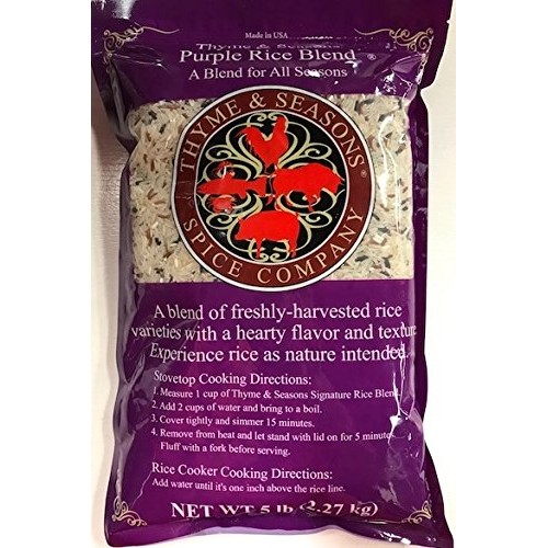 Thyme &Amp; Seasons Purple Rice Blend - Black, Cargo, Jasmine, And S