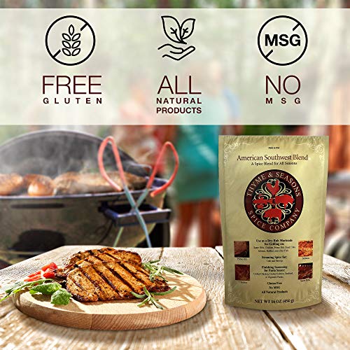 Thyme &Amp; Seasons Gourmet American Southwest Spice - Dry Rub Marin