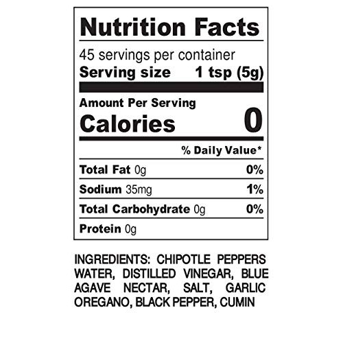 Tia Lupita Chipotle Hot Sauce – 8Oz Bottle – Chipotle Peppers, F
