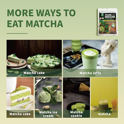 TIAN HU SHAN Organic Matcha Green Tea Powder 4.0oz/114g, Matcha ...