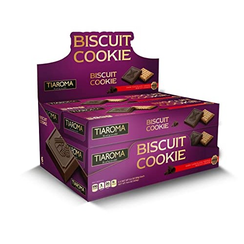 Tiaroma Biscuit Cookie | Dark Chocolate topped Biscuit Cookie, P...