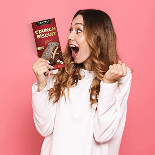 Tiaroma Crunch Biscuit 3 Pack | Milk Chocolate Covered Crunchy B...