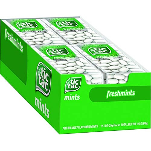 Tic Tac Fresh Breath Mints, Freshmint, Bulk Hard Candy Mints, 1