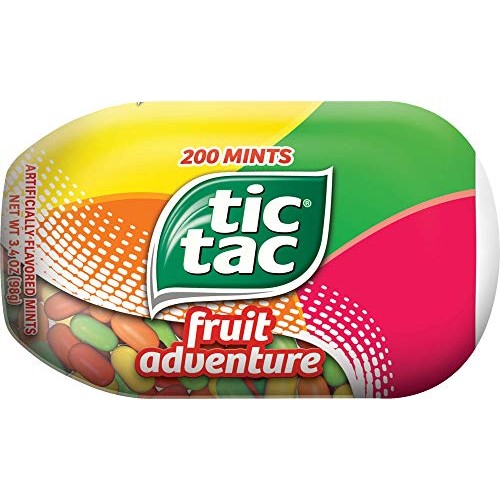 Tic Tac Fresh Breath Mints, Fruit Adventure, Bulk Hard Candy Min