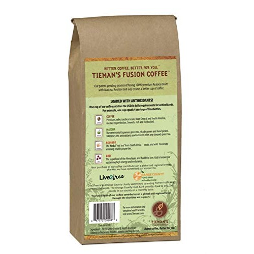 Tiemans Coffee Premium Ground Dark Coffee, 10 Oz