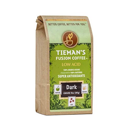 Tiemans Coffee Premium Ground Dark Coffee, 10 Oz