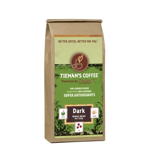 Tiemans Fusion Coffees Dark Fusion Whole Bean, 10-Ounces