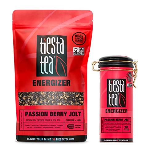 Tiesta Tea Passion Berry Jolt, Raspberry Passion Fruit Black Tea