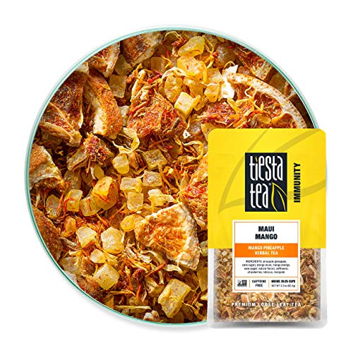 Tiesta Tea Maui Mango, Mango Pineapple Fruit Tea, 30 Servings, 2