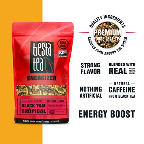 Tiesta Tea | Black Thai Tropical, Loose Leaf Papaya Citrus Black