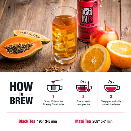 Tiesta Tea | Black Thai Tropical, Loose Leaf Papaya Citrus Black
