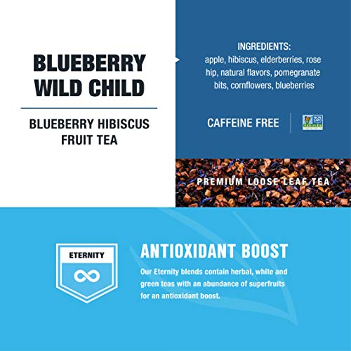 Tiesta Tea Blueberry Wild Child Blueberry Hibiscus Fruit Tea, 20