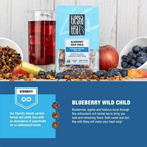 Tiesta Tea - Blueberry Wild Child, Loose Leaf Blueberry Hibiscus