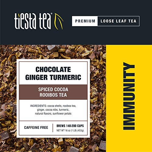 Tiesta Tea - Chocolate Ginger Turmeric Spiced Cocoa Rooibos Tea,