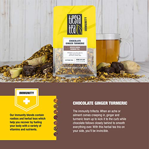 Tiesta Tea - Chocolate Ginger Turmeric Spiced Cocoa Rooibos Tea,