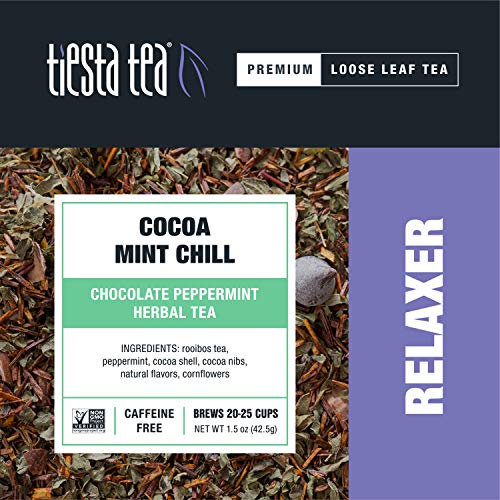 Tiesta Tea - Cocoa Mint Chill, Loose Leaf Chocolate Peppermint H