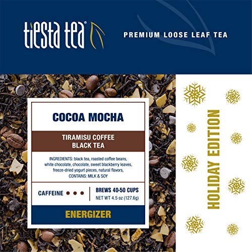 Tiesta Tea | Cocoa Mocha, Loose Leaf Tiramisu Coffee Black Tea |
