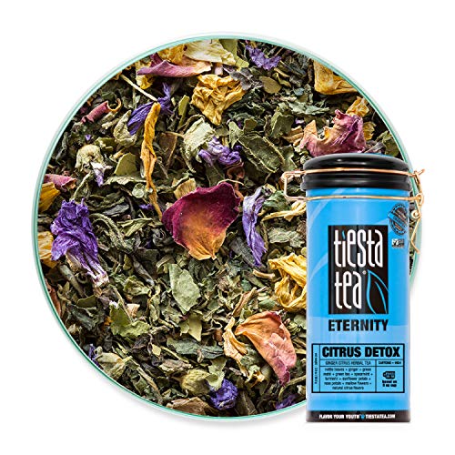 Tiesta Tea Citrus Detox, Ginger Citrus Herbal Tea, 50 Servings,