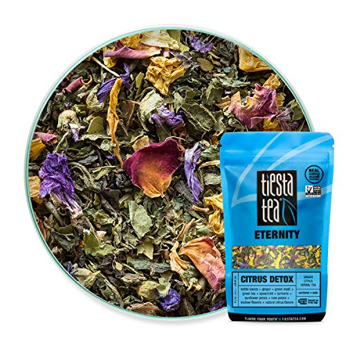 Tiesta Tea Citrus Detox, Ginger Citrus Herbal Tea, 30 Servings,