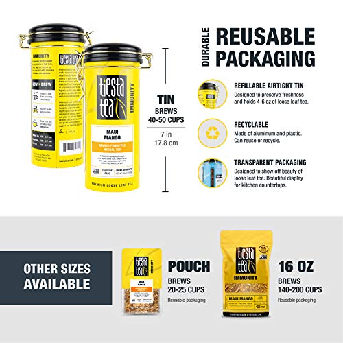 Tiesta Tea - Fireberry, Loose Leaf Cranberry Hibiscus Rooibos Te